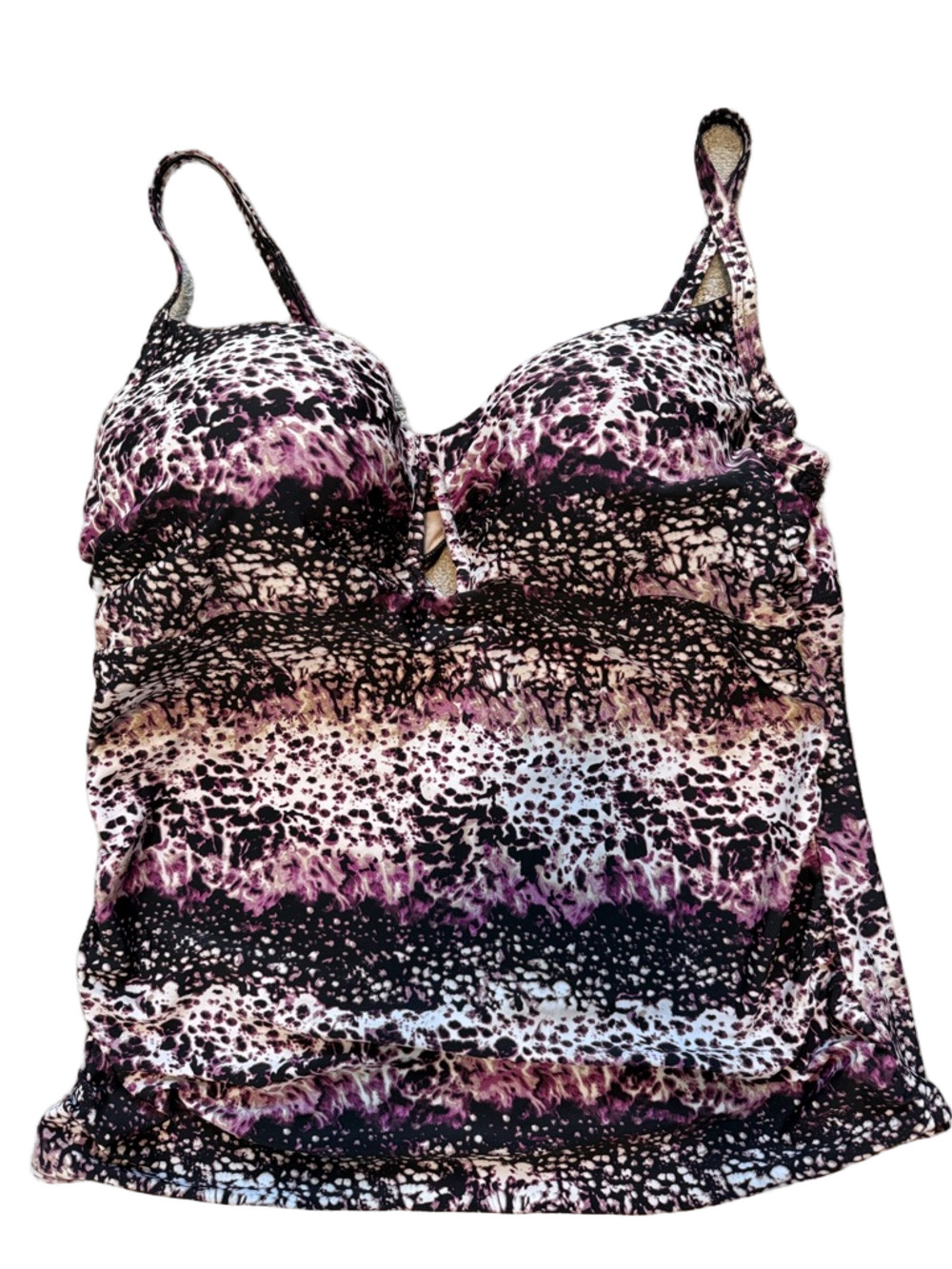 Cacique Swim tankini top sz 44DDD